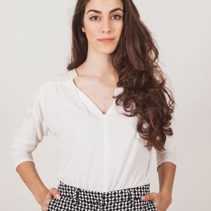 Women White Fashion T-Shirt